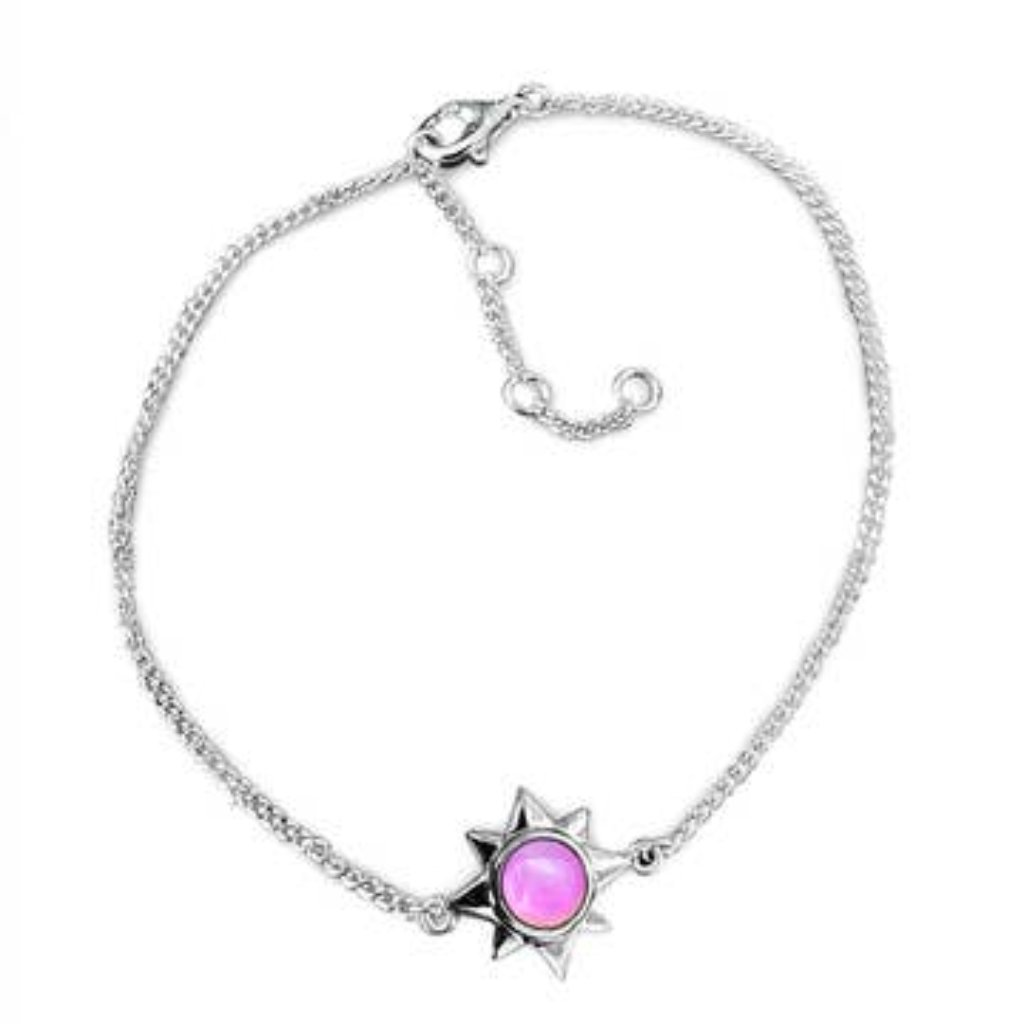 Star Bracelet Handmade Sterling Silver Crystal Jewelry